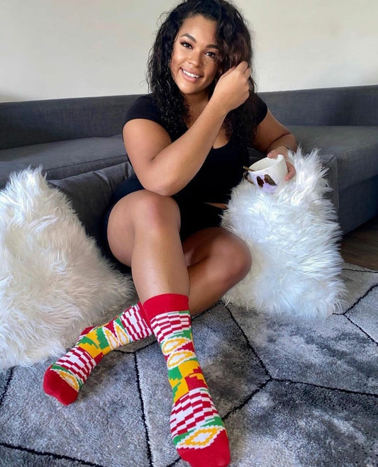 Style Guide: 5 Creative Ways to Wear Colourful Socks by Afropop in the UK & Worldwide