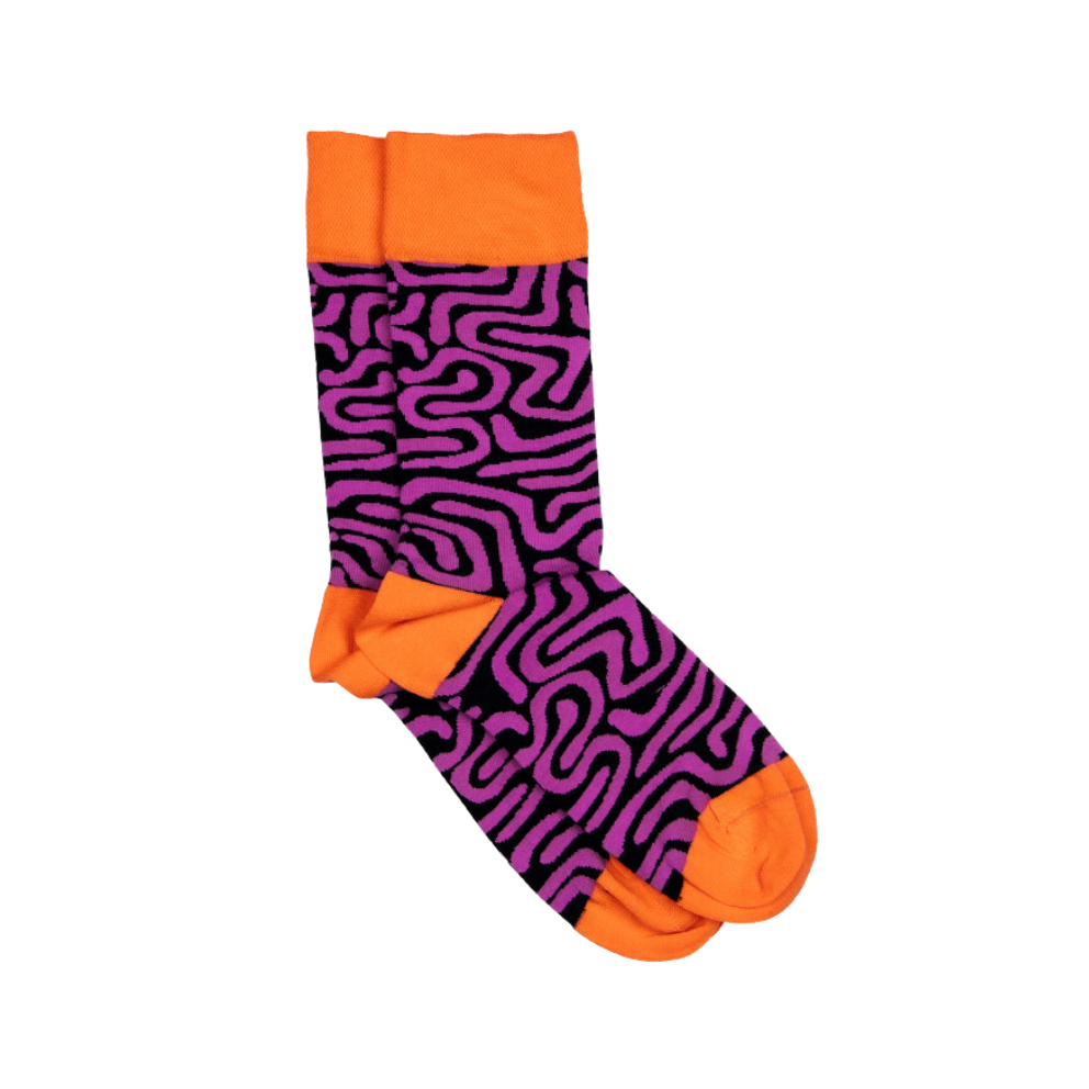 Purple Roots Socks