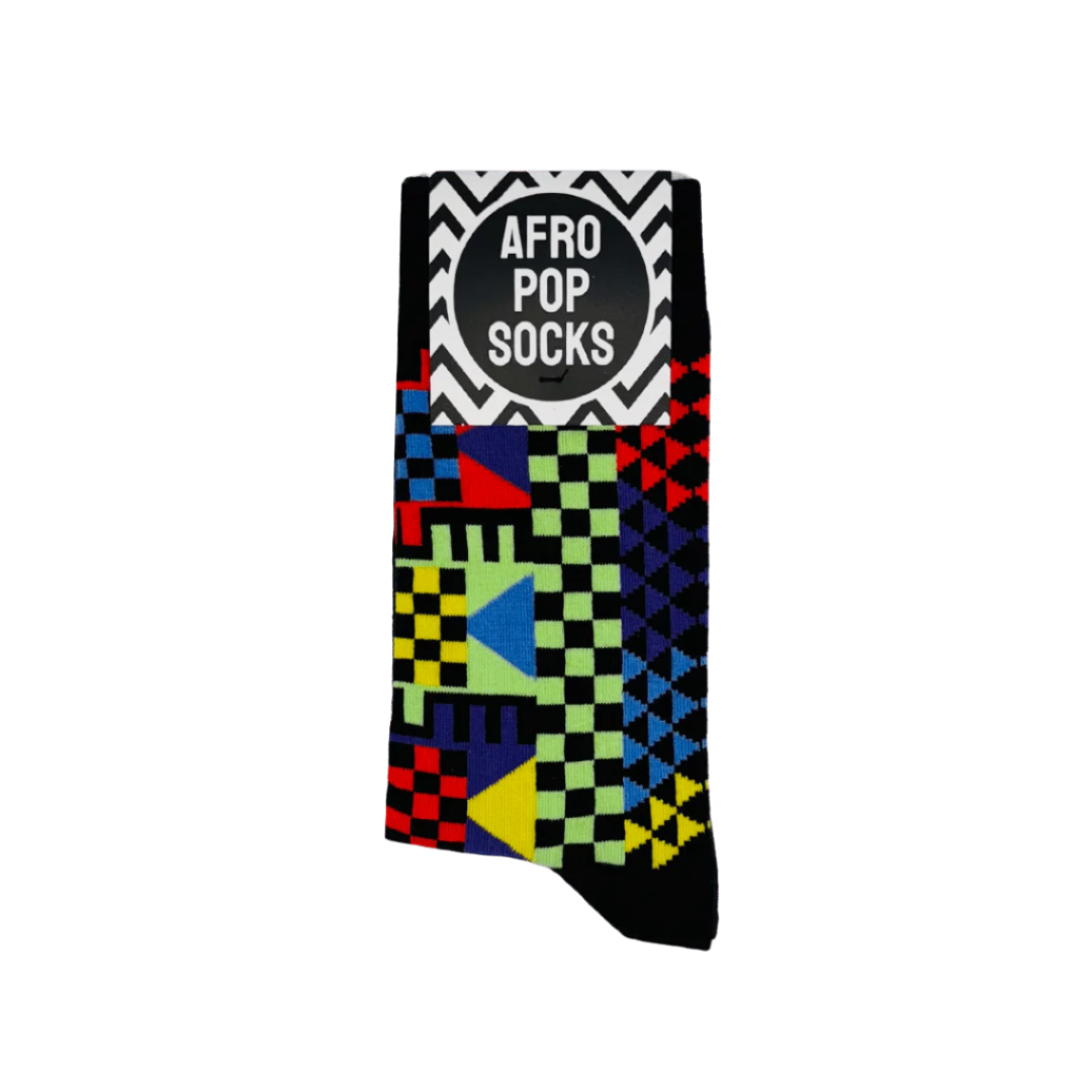 Unisex African print socks