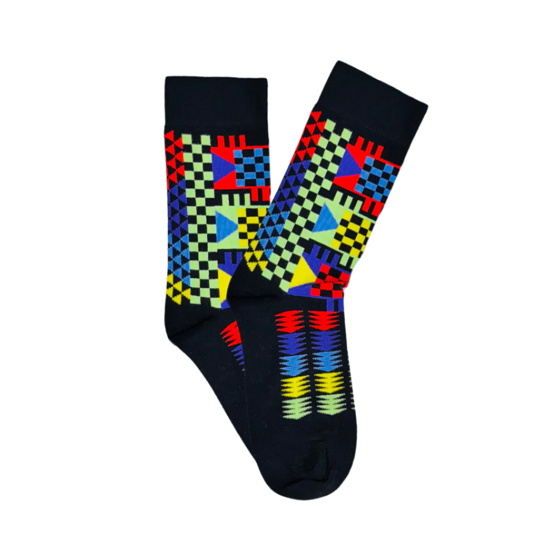 Geom Black Socks