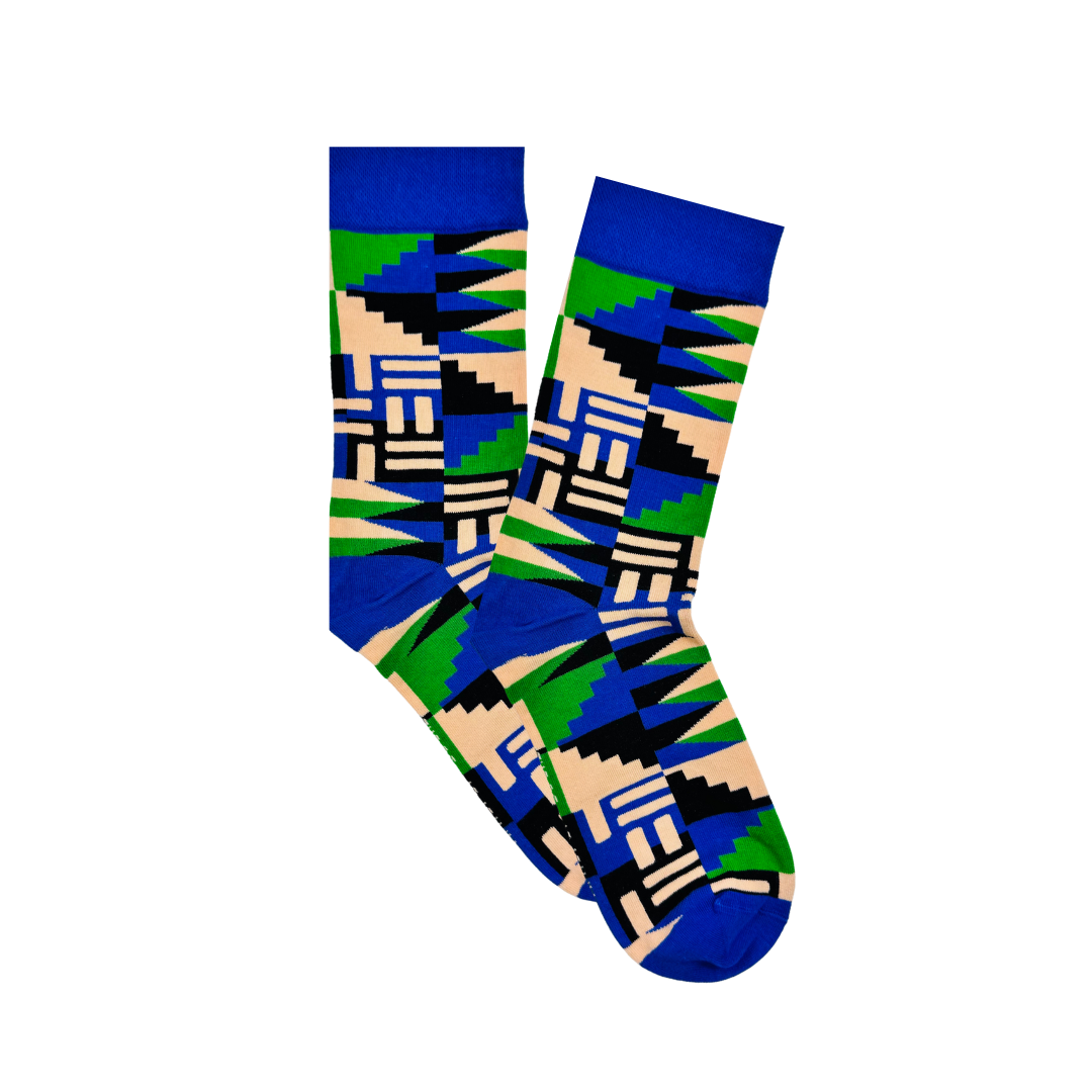 Unisex African print socks