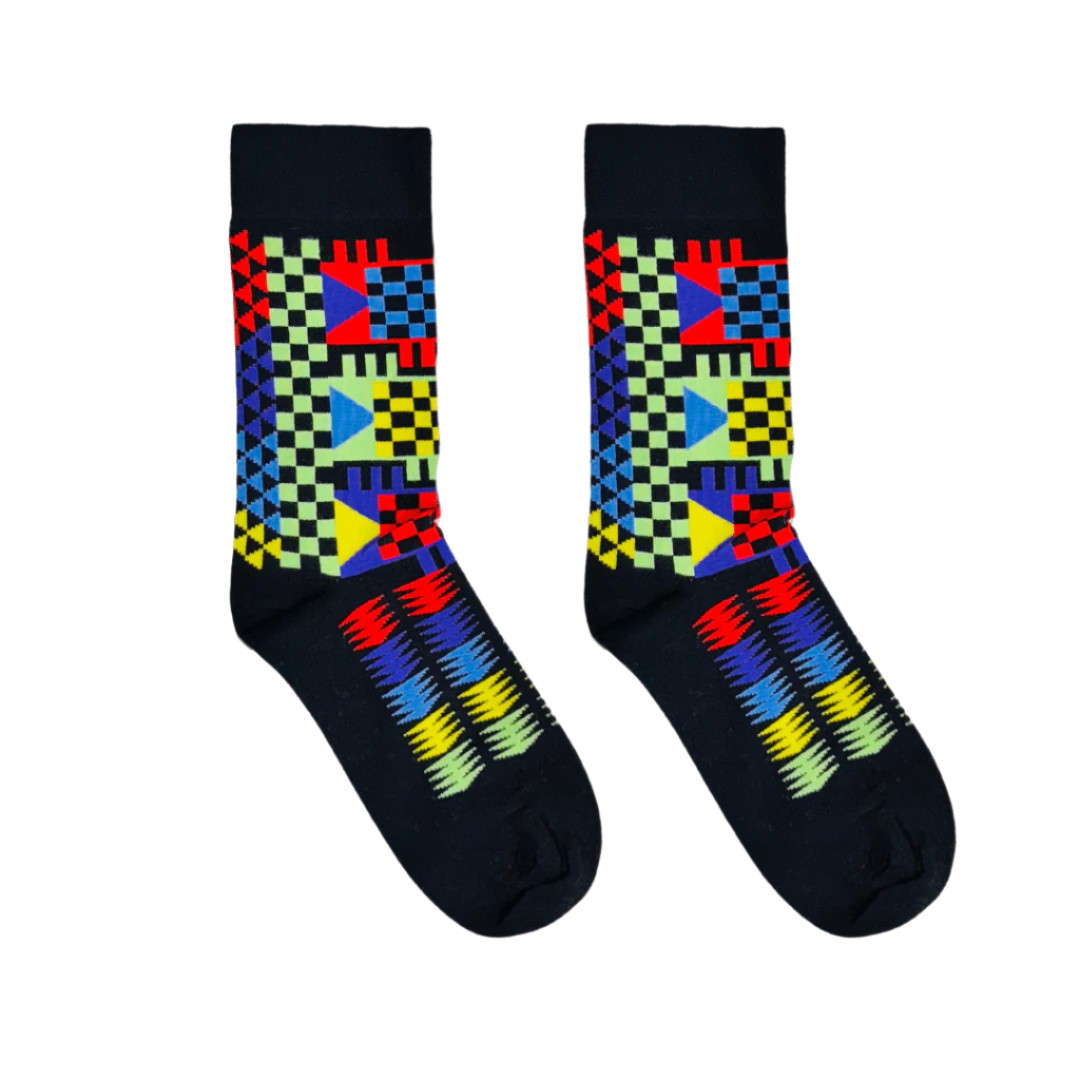 Geom Black Socks