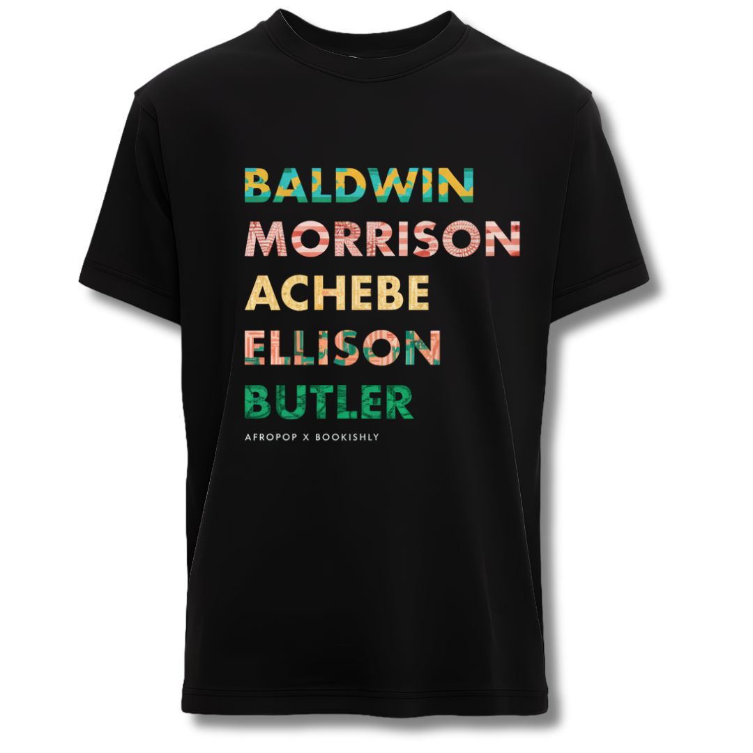 Black Authors T-Shirt Afropop x Bookishly: The Literary Legacy Tee
