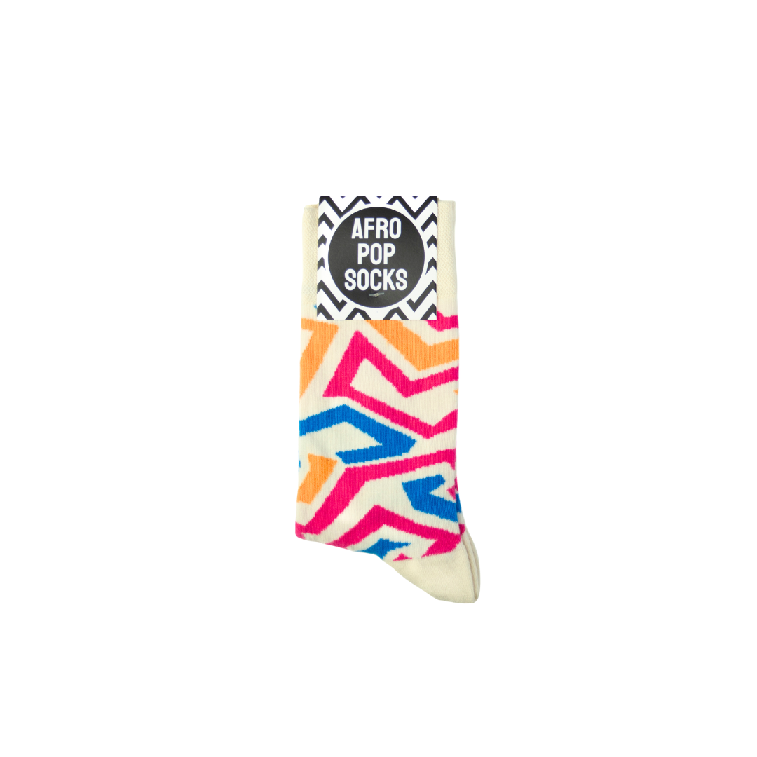 New Highlife Socks Cream