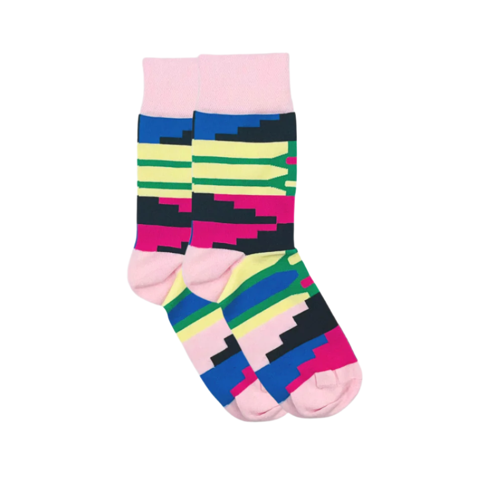 Kente Afropop socks inspired by African design