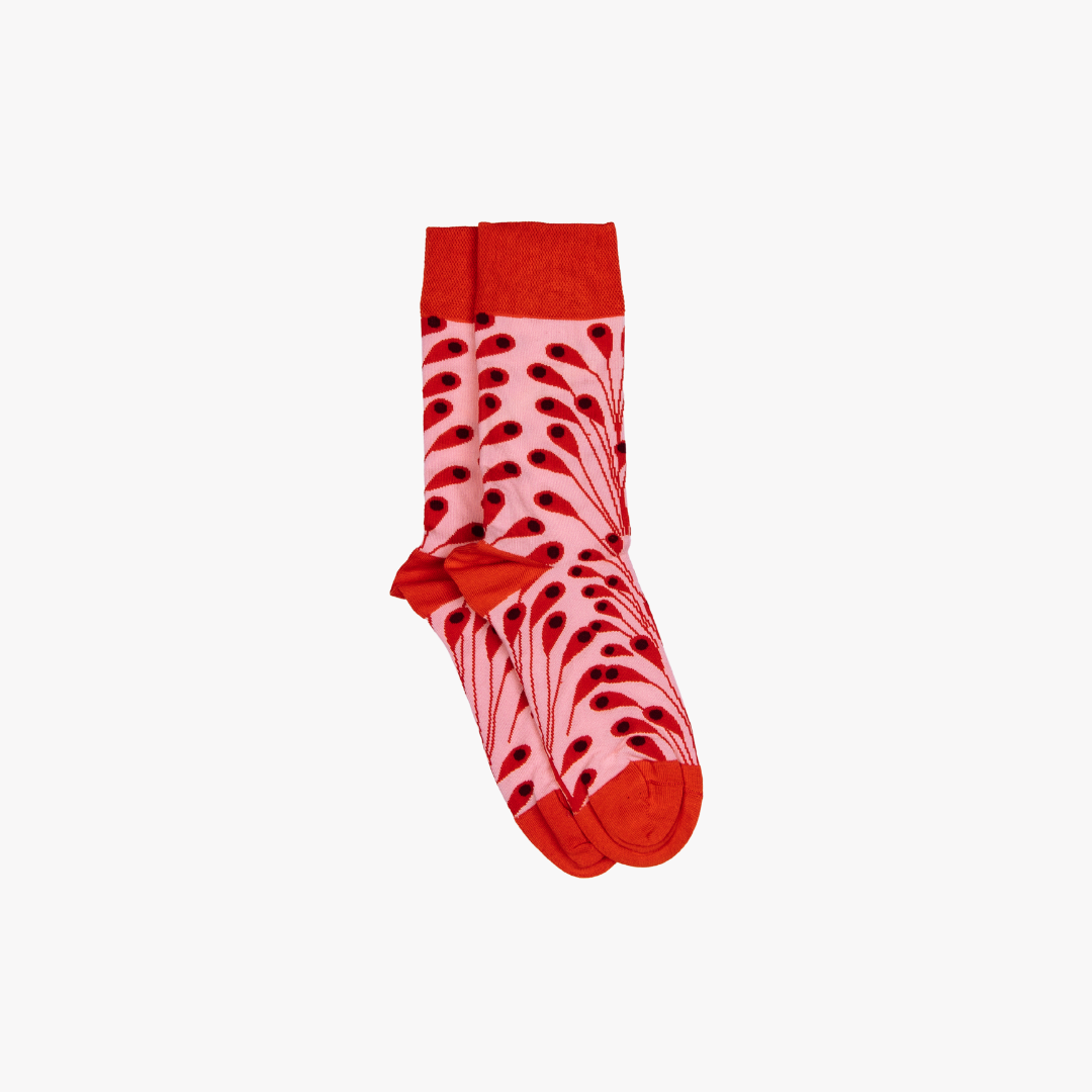 KIDS Peacock Pink Socks
