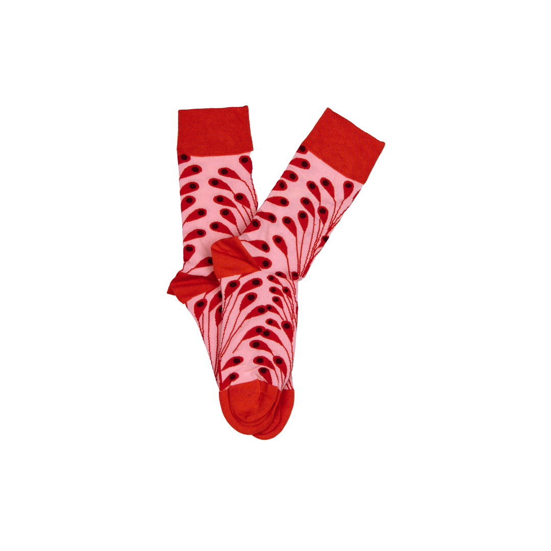 KIDS Peacock Pink Socks