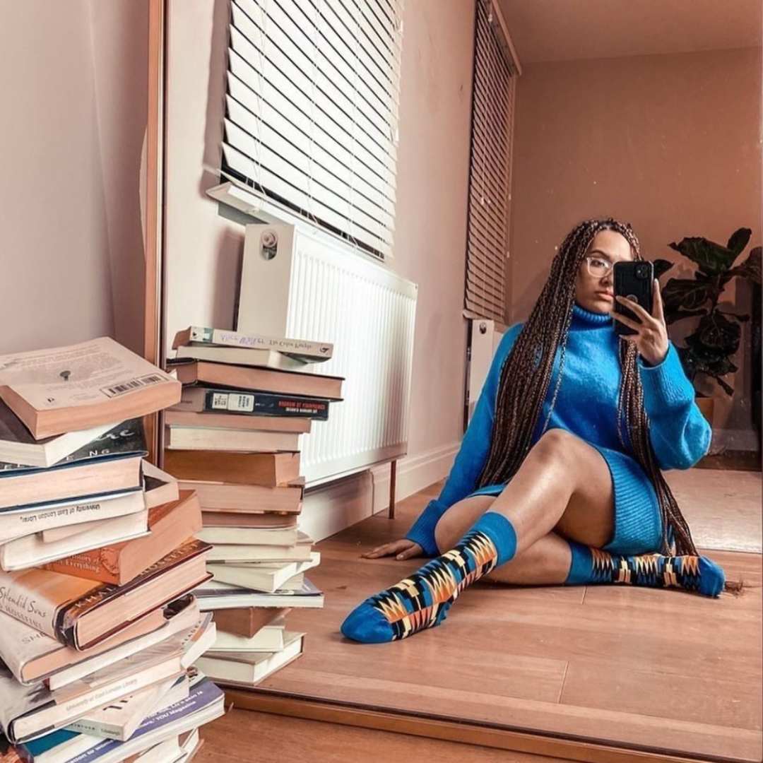 Women's African print socks