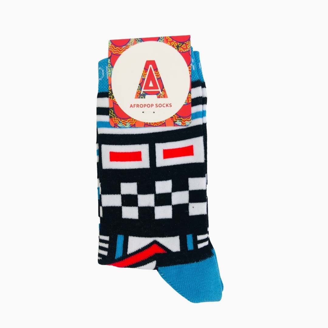 KIDS Ndebele Blue Socks