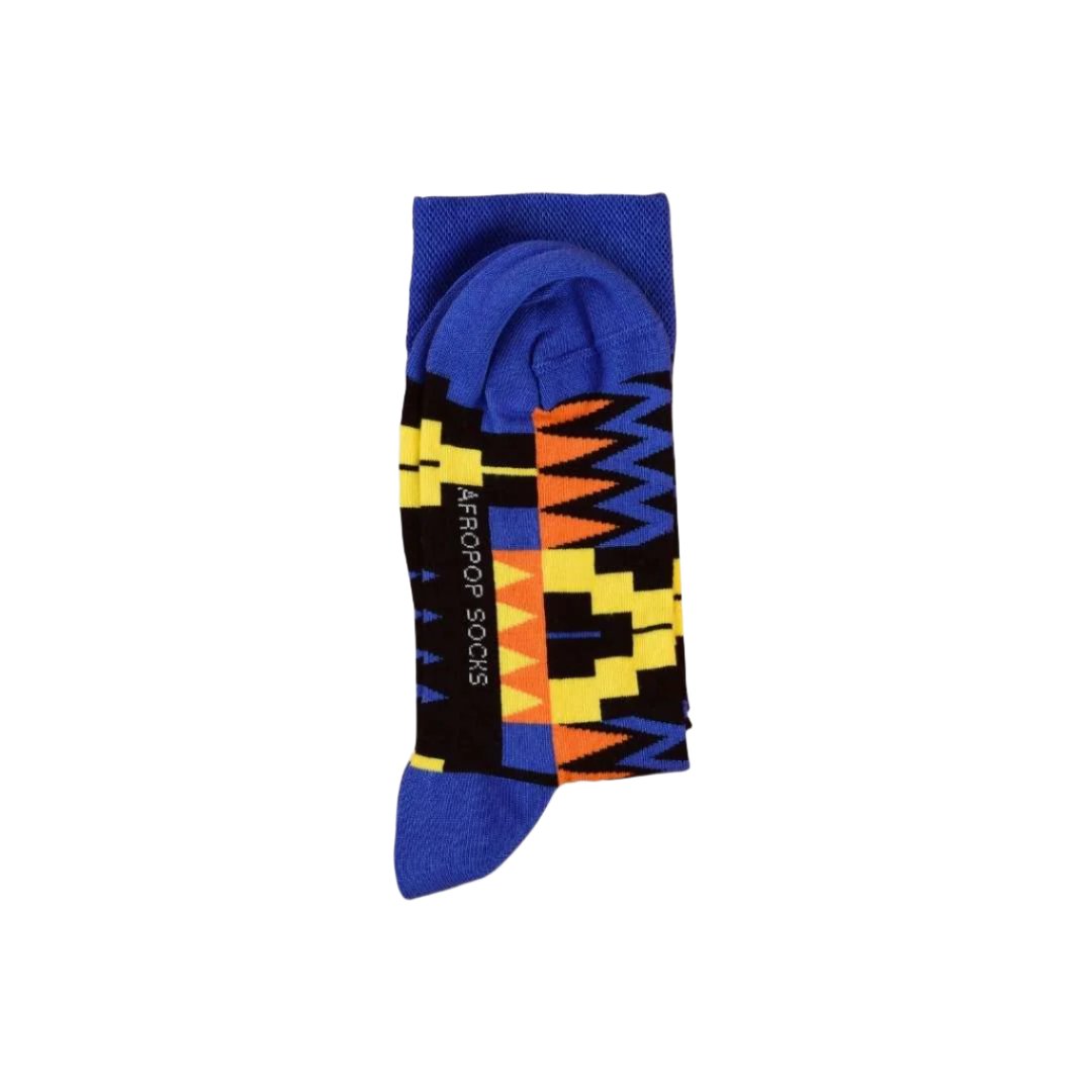 Zion Socks Blue