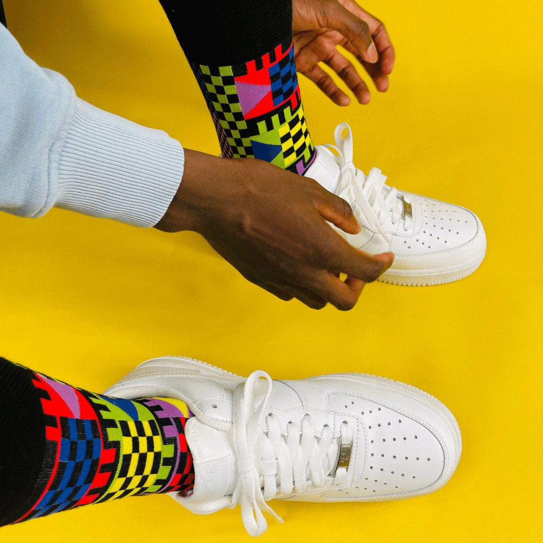 Geom Black Socks