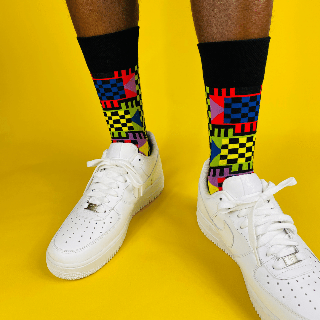 Geom Black Socks