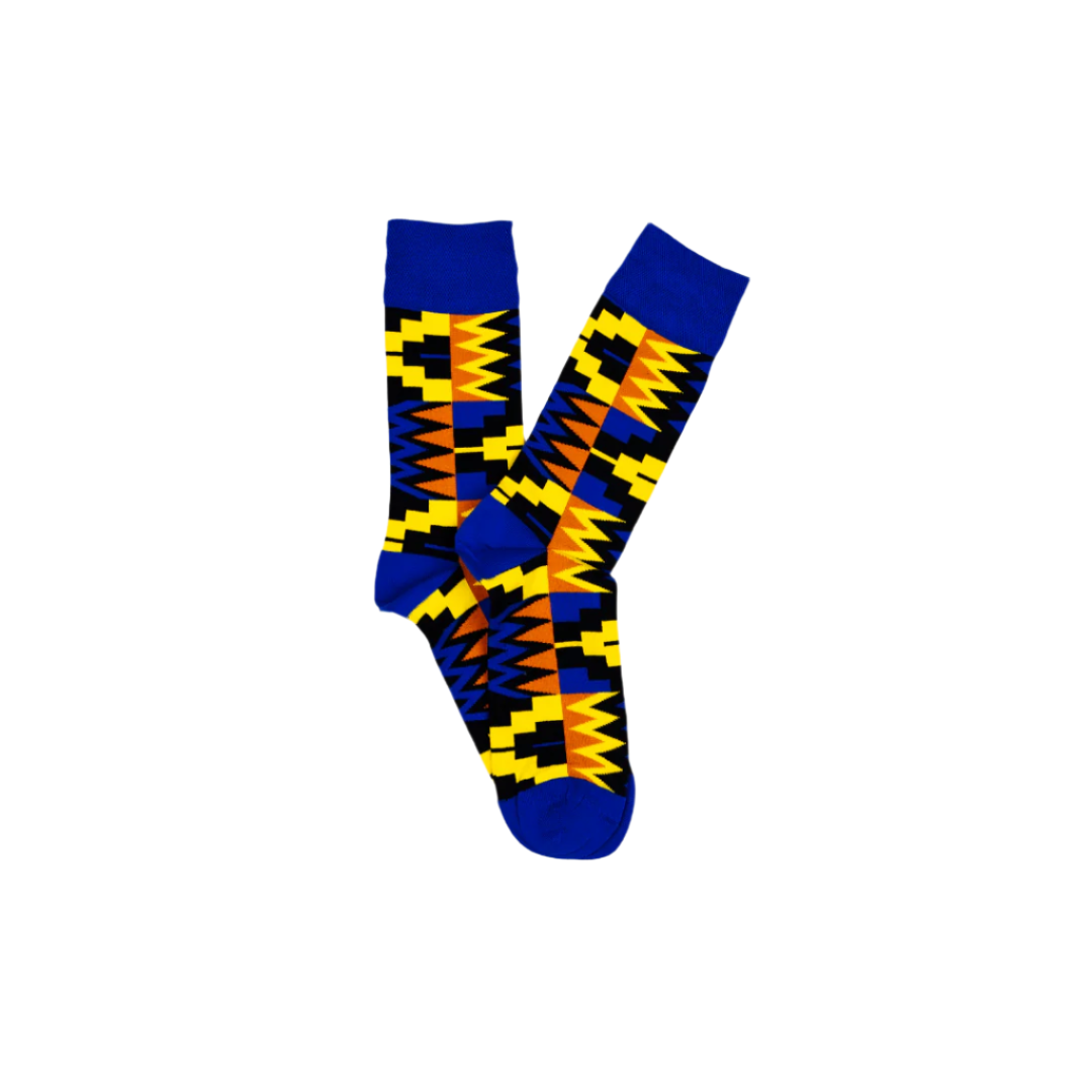 Zion Socks Blue