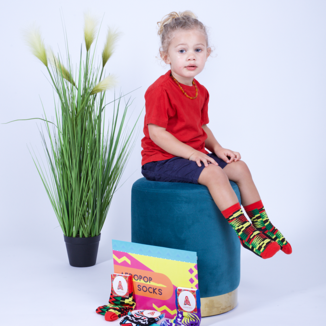 KIDS Zion Red Socks