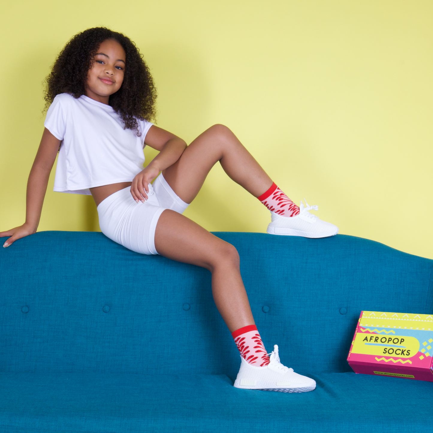 KIDS Peacock Pink Socks