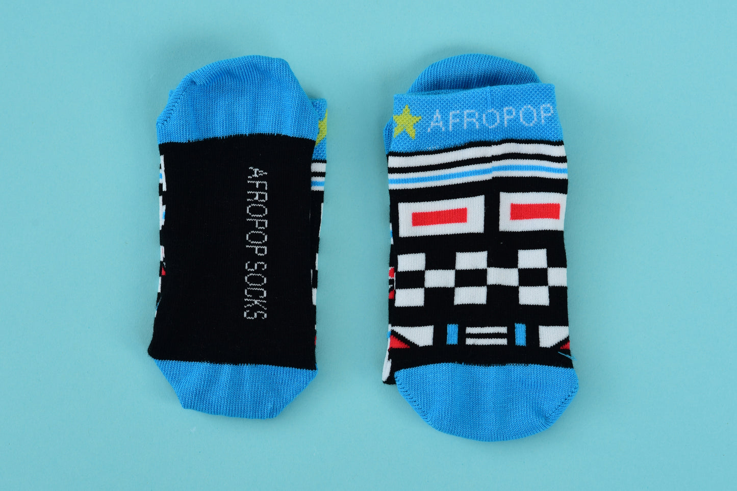 KIDS Ndebele Blue Socks