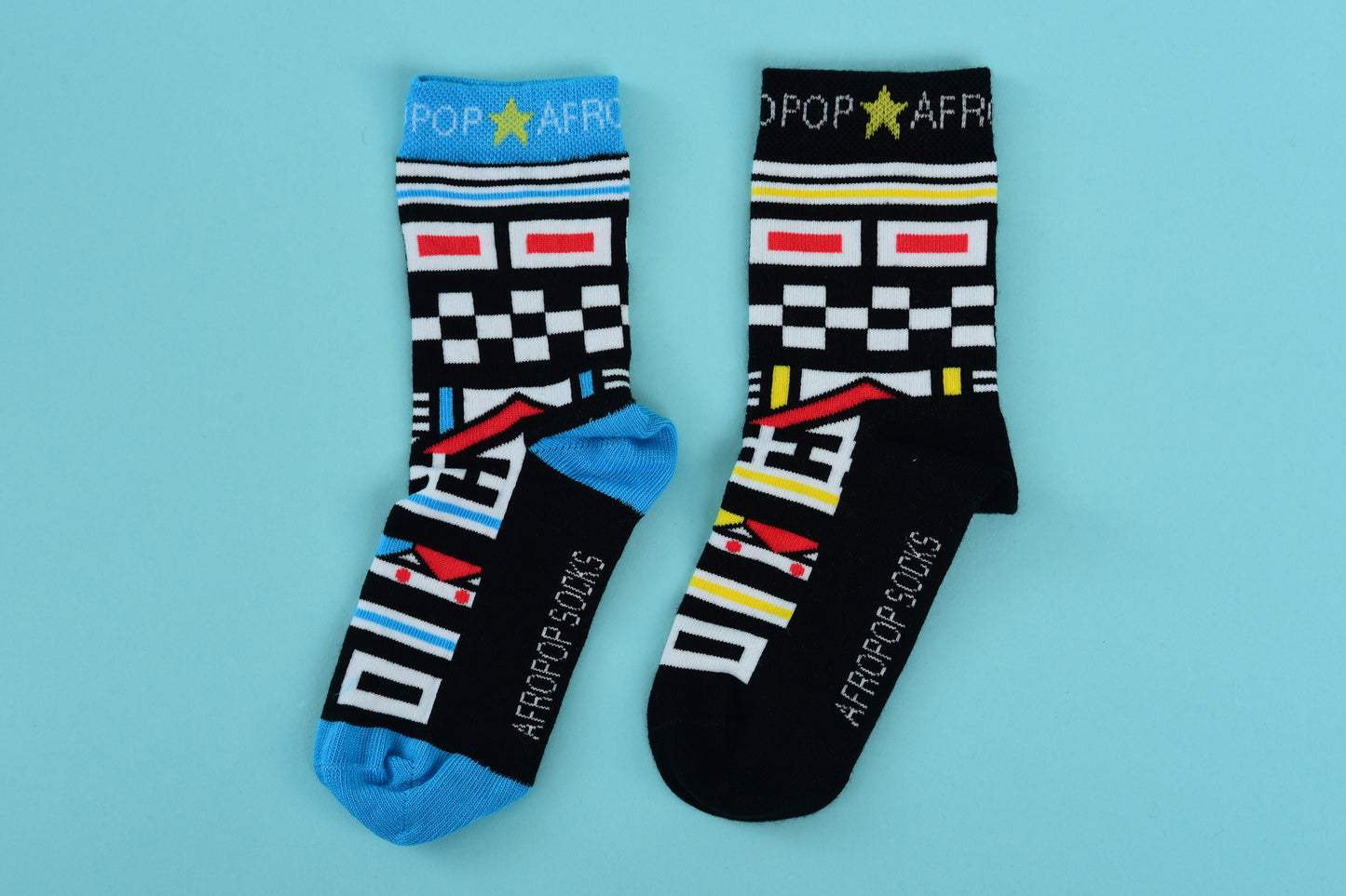 KIDS Ndebele Blue Socks