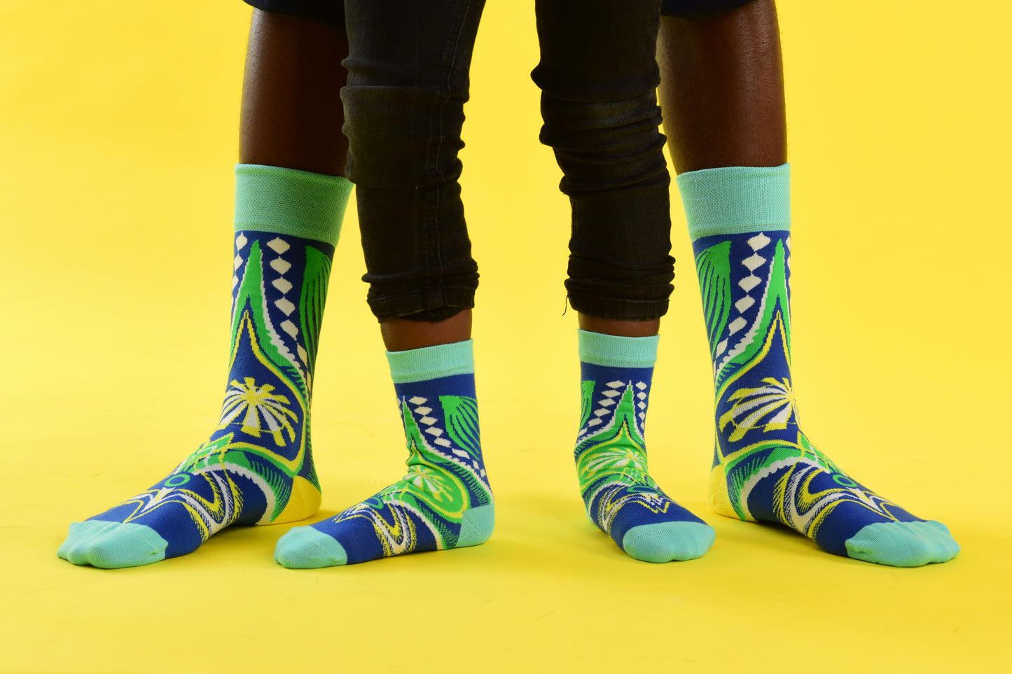 KIDS Dashiki Socks (Blue)