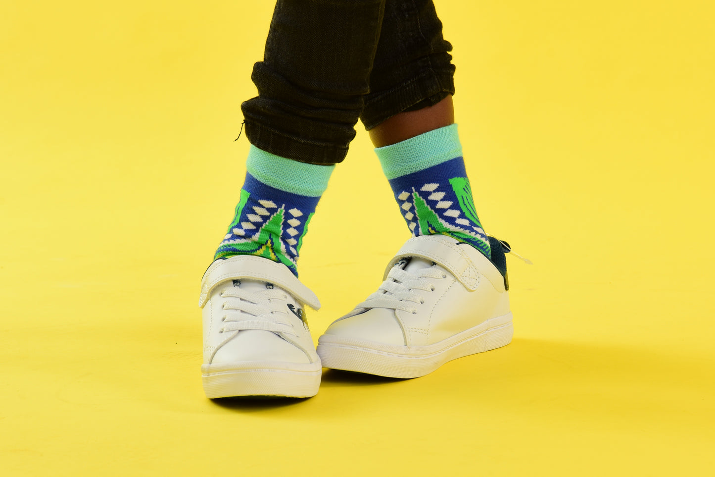 KIDS Dashiki Socks (Blue)