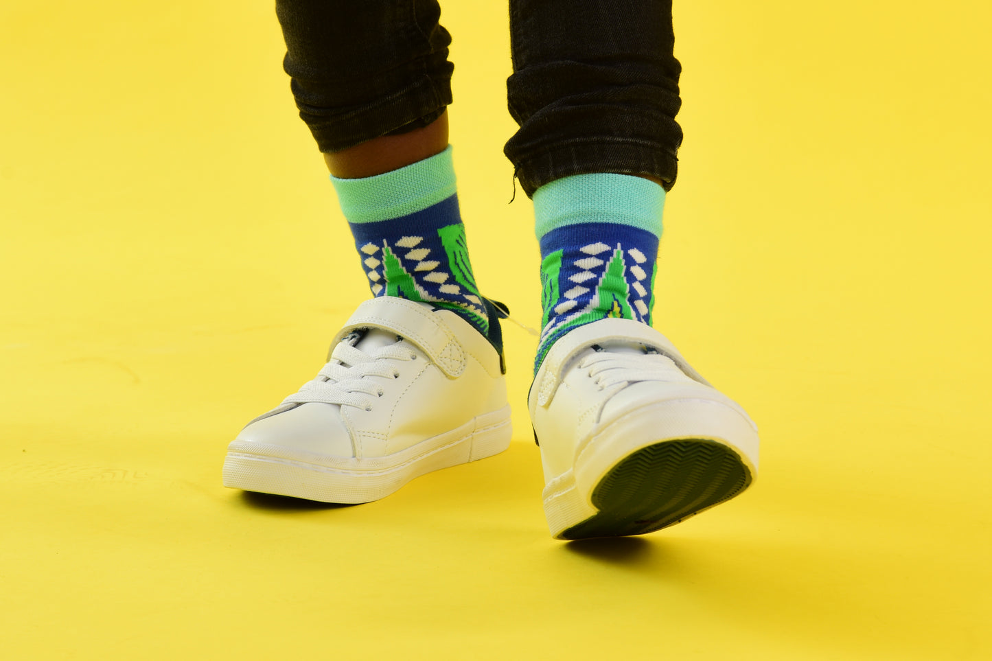 KIDS Dashiki Socks (Blue)