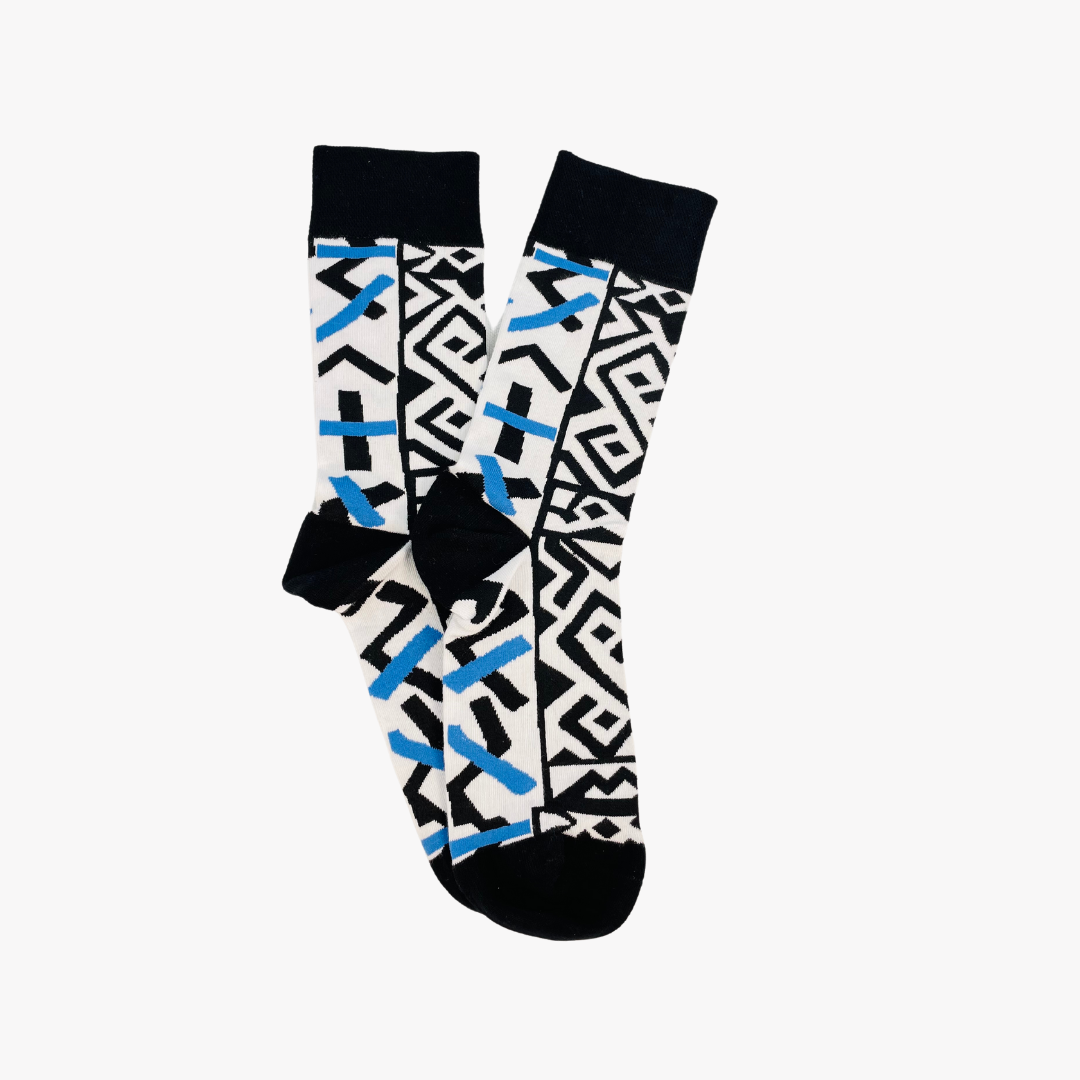 His 'n' Hers Black & Pink Kasai Socks