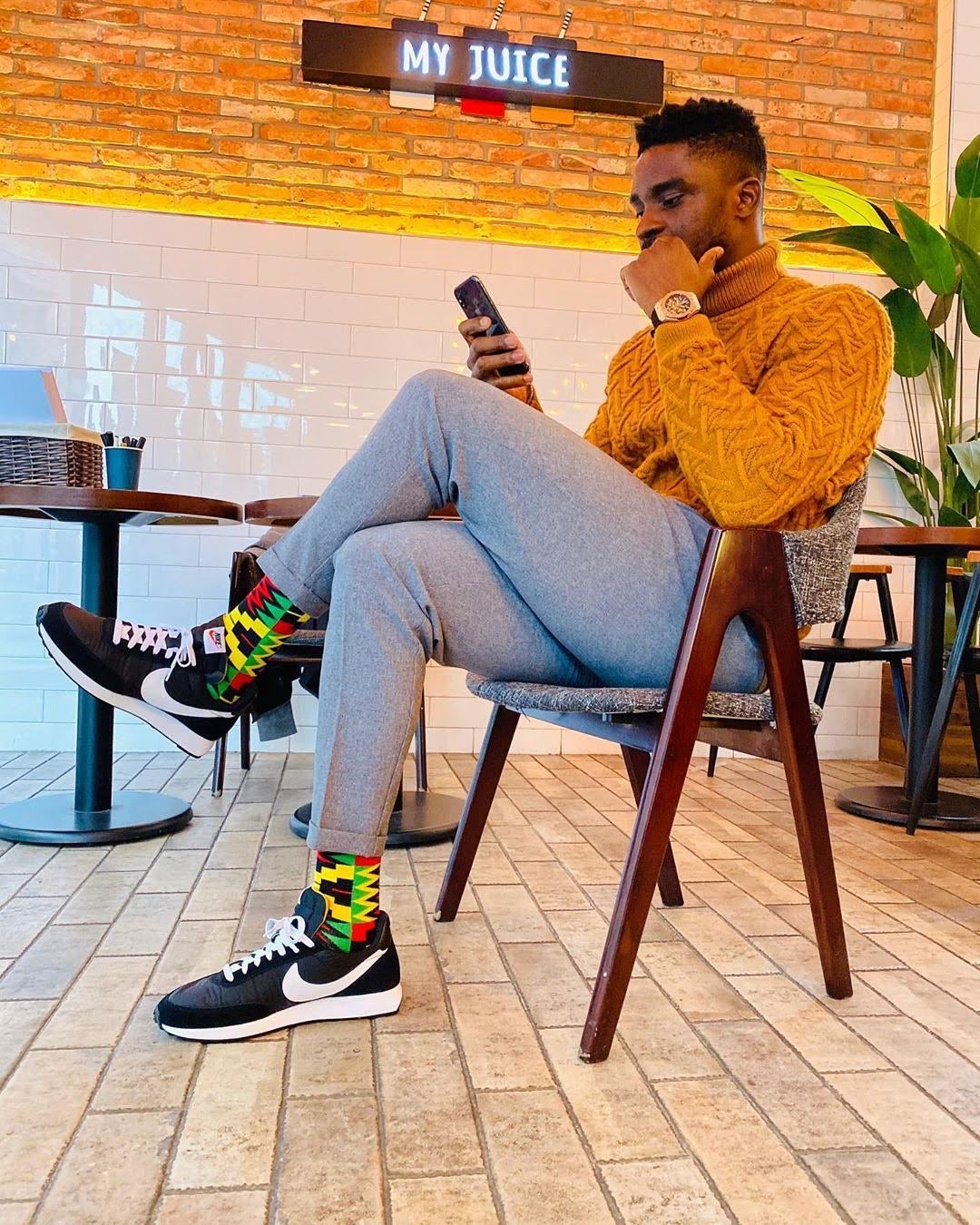 Matching Zion Socks