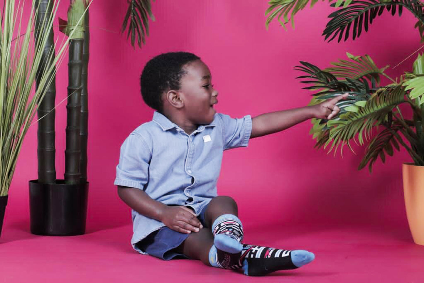 KIDS Ndebele Blue Socks