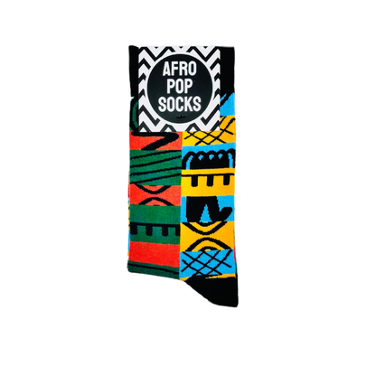 Adinkra Black Socks