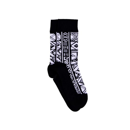 Bogolan Black Socks