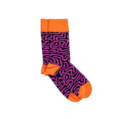 Roots Purple Socks