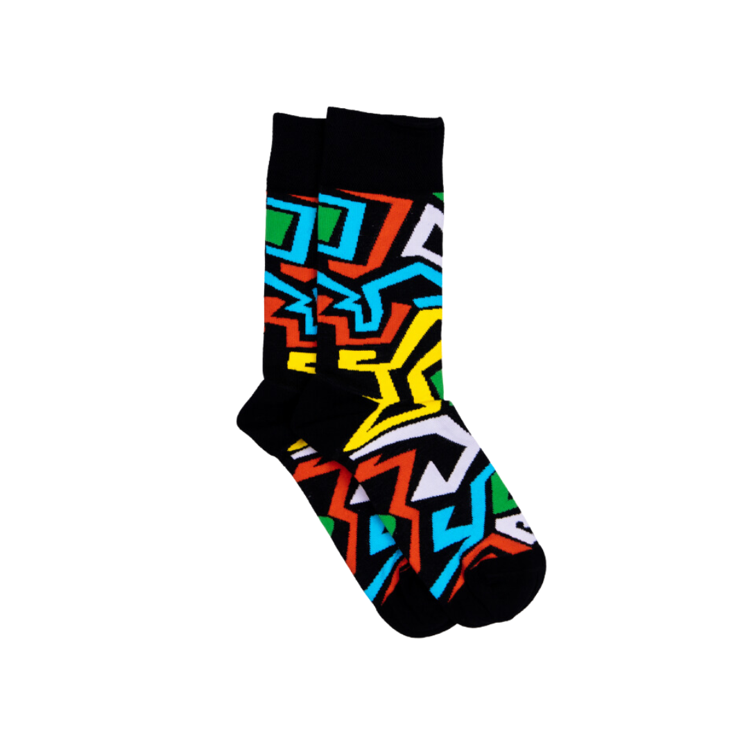 Afropop Socks — High Life Socks | bold African pattern | African cultural heritage | Bold African-inspired socks