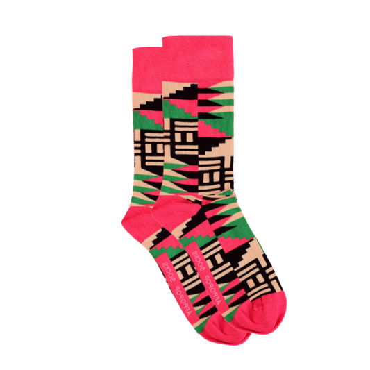 Scholar Socks Pink