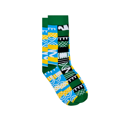 Adinkra Green Socks