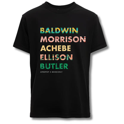 Black Authors T-Shirt Afropop x Bookishly: The Literary Legacy Tee