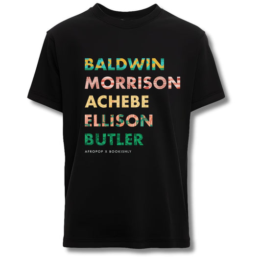Black Authors T-Shirt Afropop x Bookishly: The Literary Legacy Tee