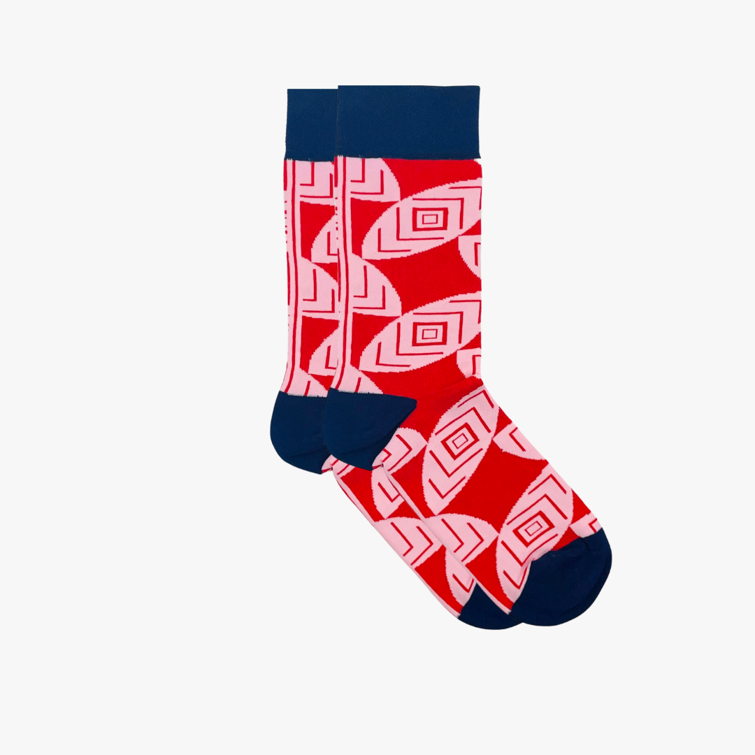 Masai Pink socks by Afropop Socks