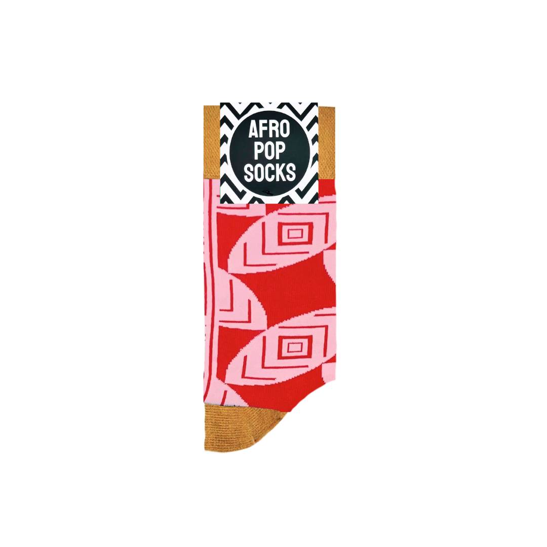 Maasai Pink Socks