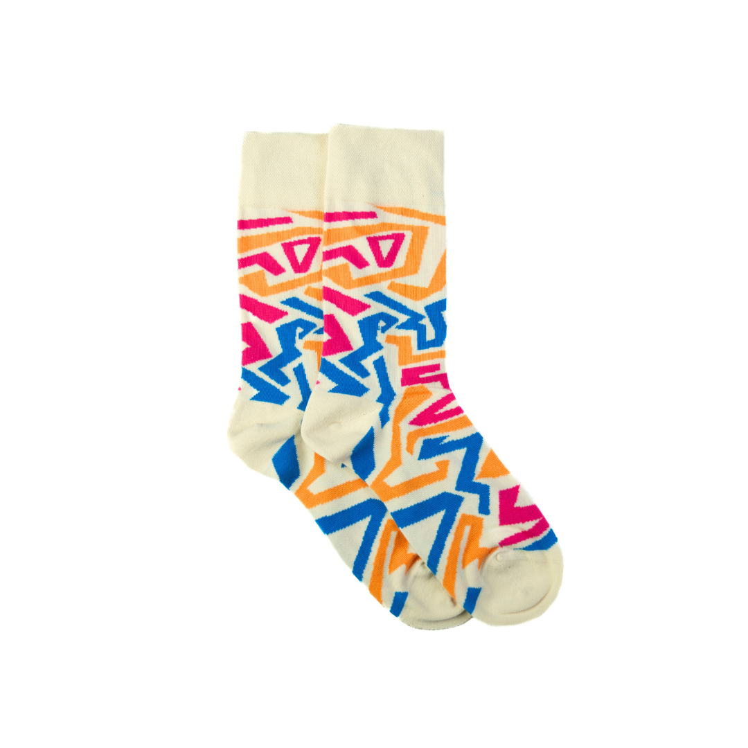 New Highlife Socks Cream