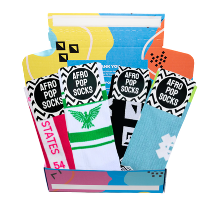 Sports Socks Mystery Pack x 4