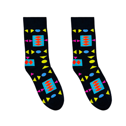 Retro Black Socks