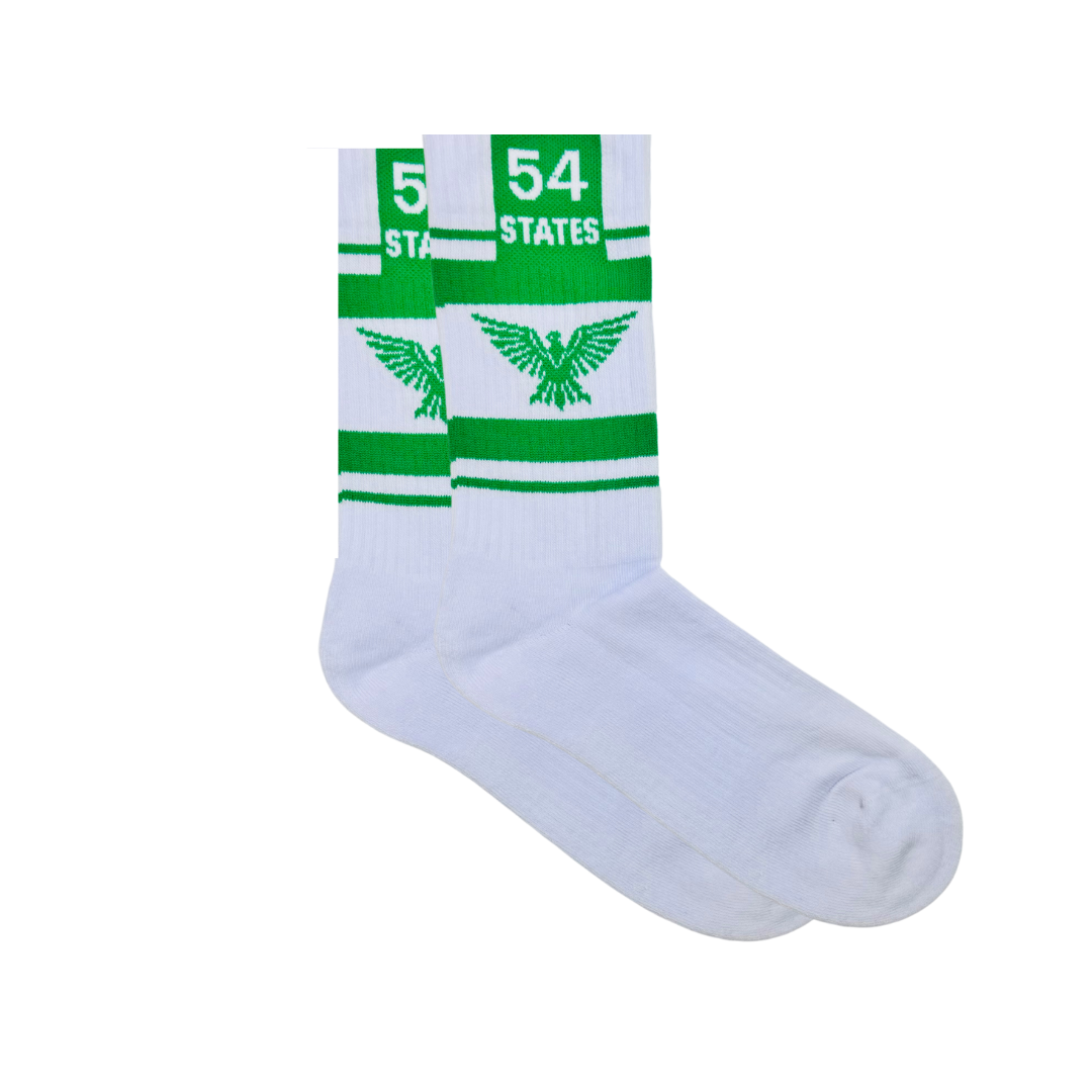 54 States Green Eagle Socks