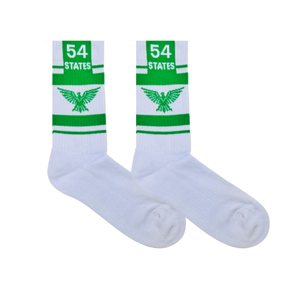 54 States Green Eagle Socks