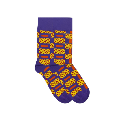 Sika Purple Socks