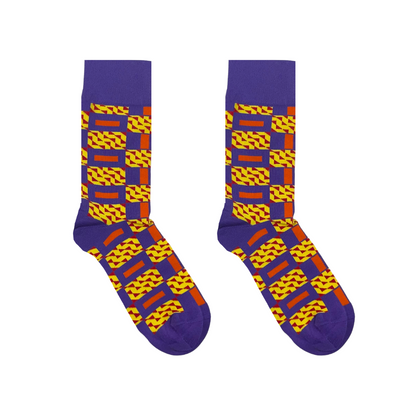 Sika Purple Socks