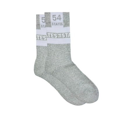 54 States Grey Sports Socks