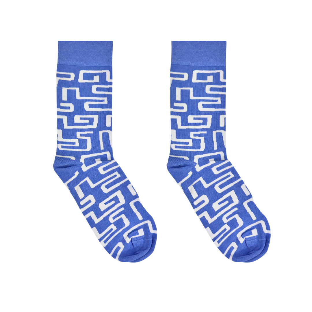 Karo Blue Socks