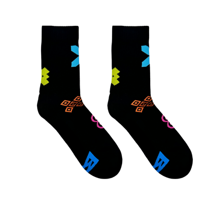 Adinkra Sports Socks Black