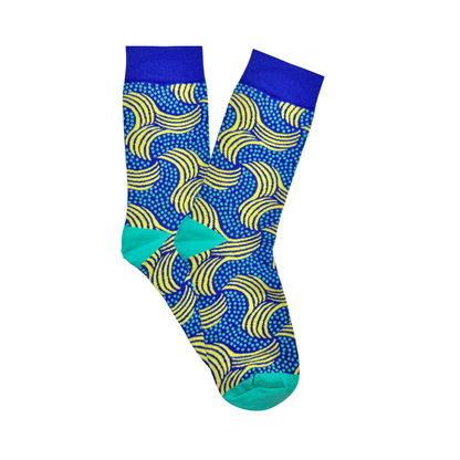 Plantain Blue Socks