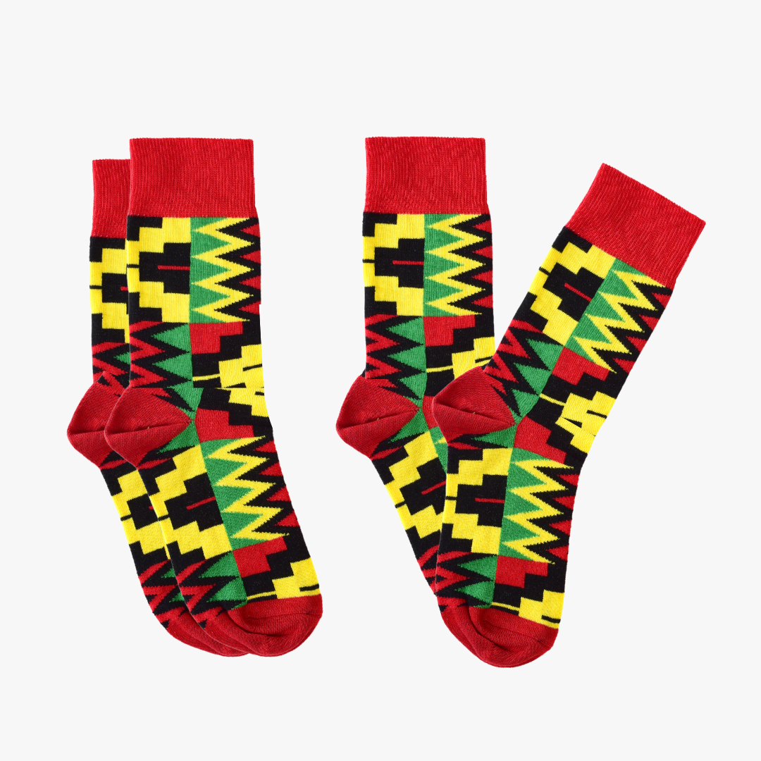 His 'n' Hers Zion Socks for Men and Women (African Socks)