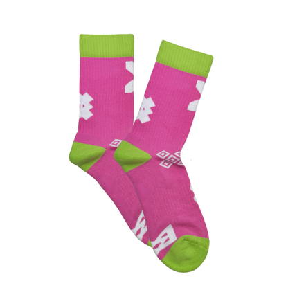 Pink Icon Sports Socks